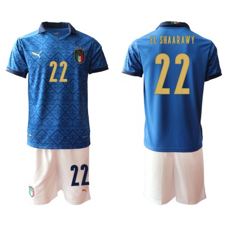 Koszulka Włochy Stephan El Shaarawy 22 Dziecięca Główna Mistrzostwa Europy 2020 - Koszulki Piłkarskie